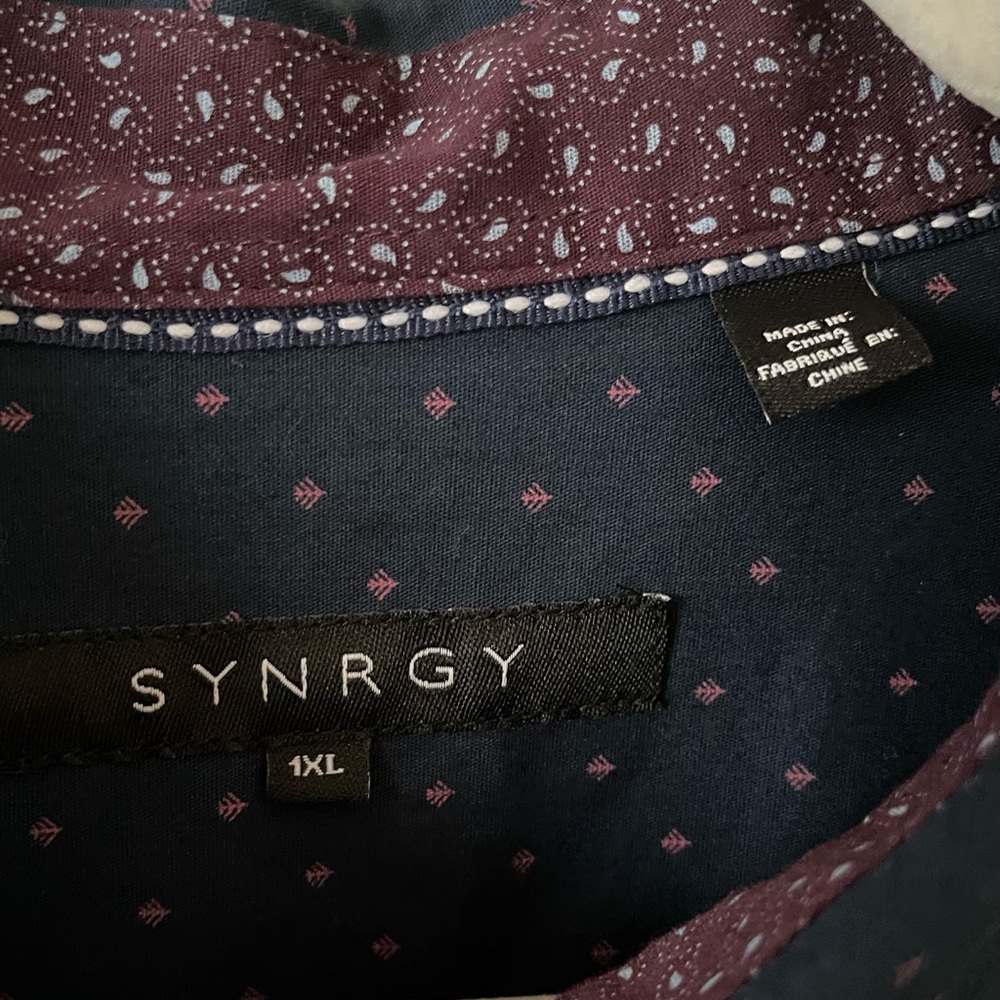 Synrgy Men’s Casual Shirt 1XL